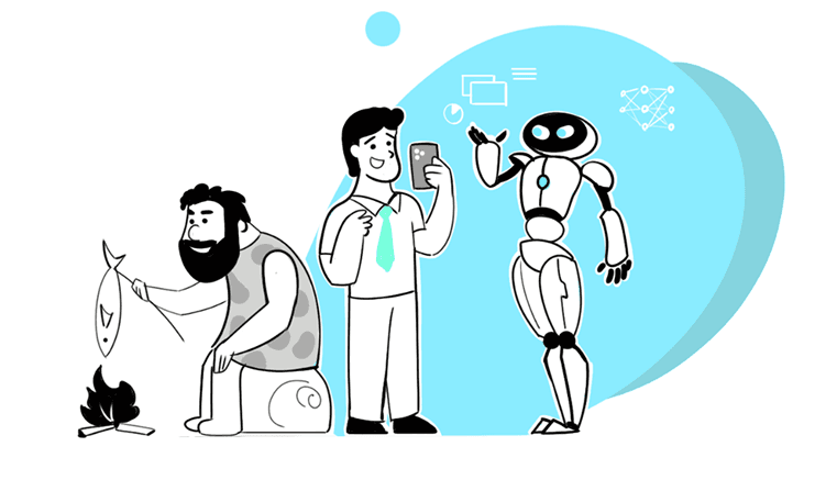 AI Students Illustration